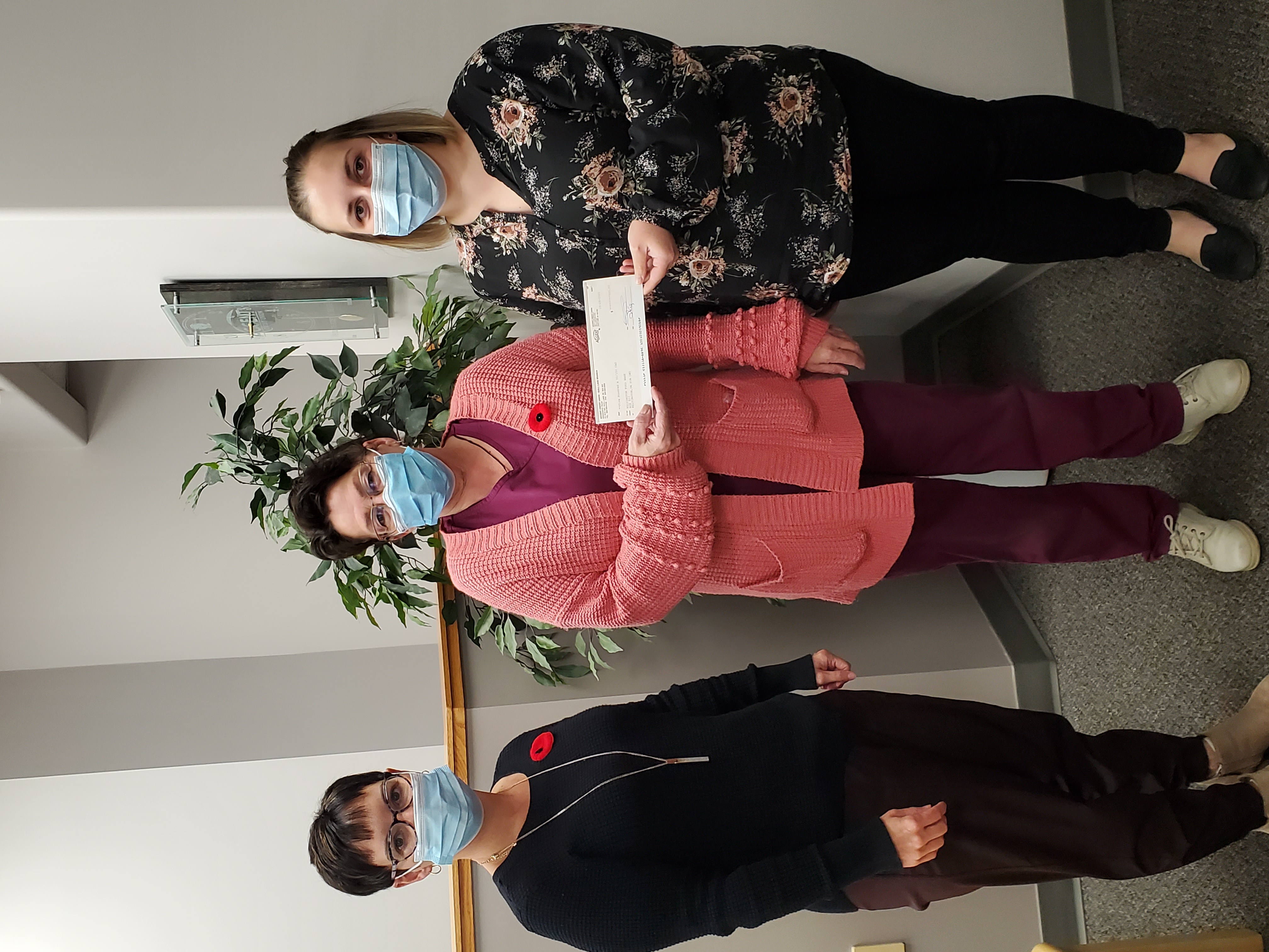 Employee Donation Program - Kerri & Tanice - $500 to Kelvington Food Bank - Bernie Toth.jpg